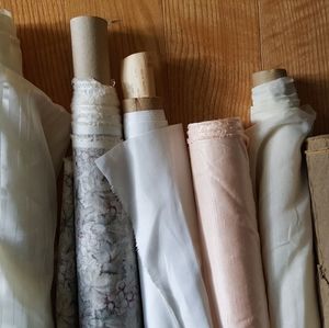 New Rolls of fabrics / remnants for curtains, upho